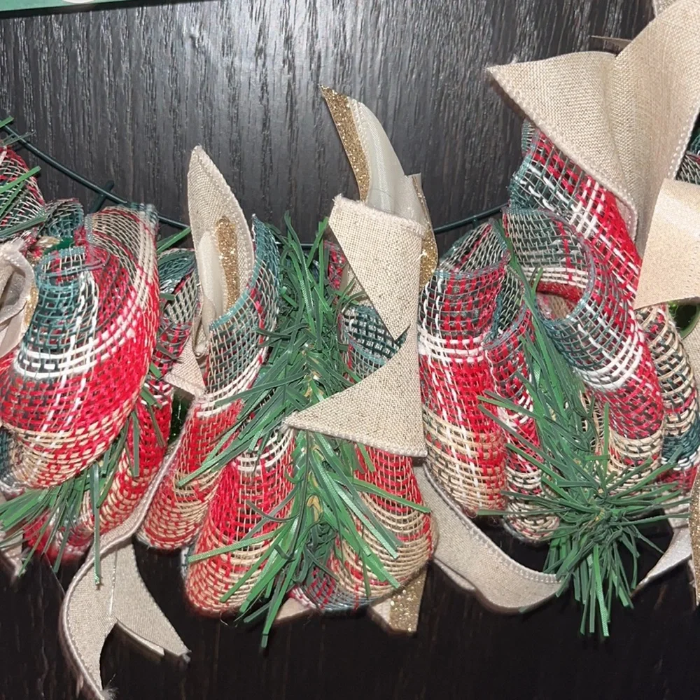 Handmade Christmas wreaths seasons greetings